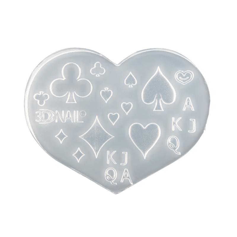 3D Nail Art Silicone Mold Flowers Love Stars Moon letter number Handicrafts Nail Decoration Moulds DIY Nail Tools Accessories