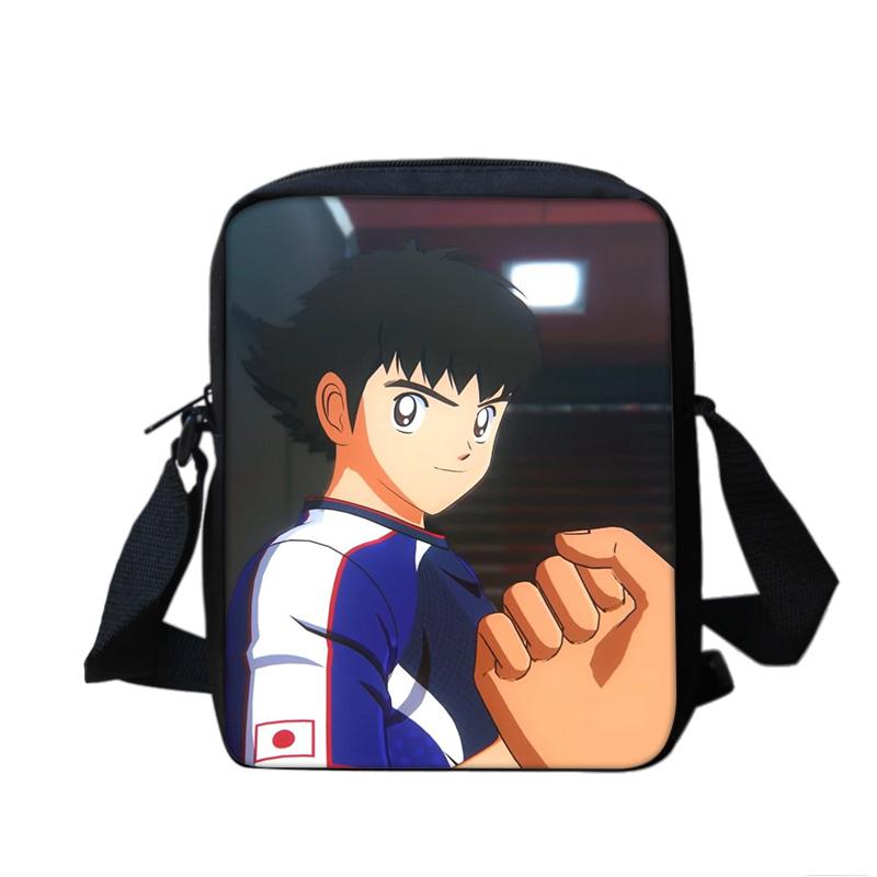 Captain Tsubasa  multifunctional large capacity shoulder bag, the perfect gift for boys and girls on school birthdays