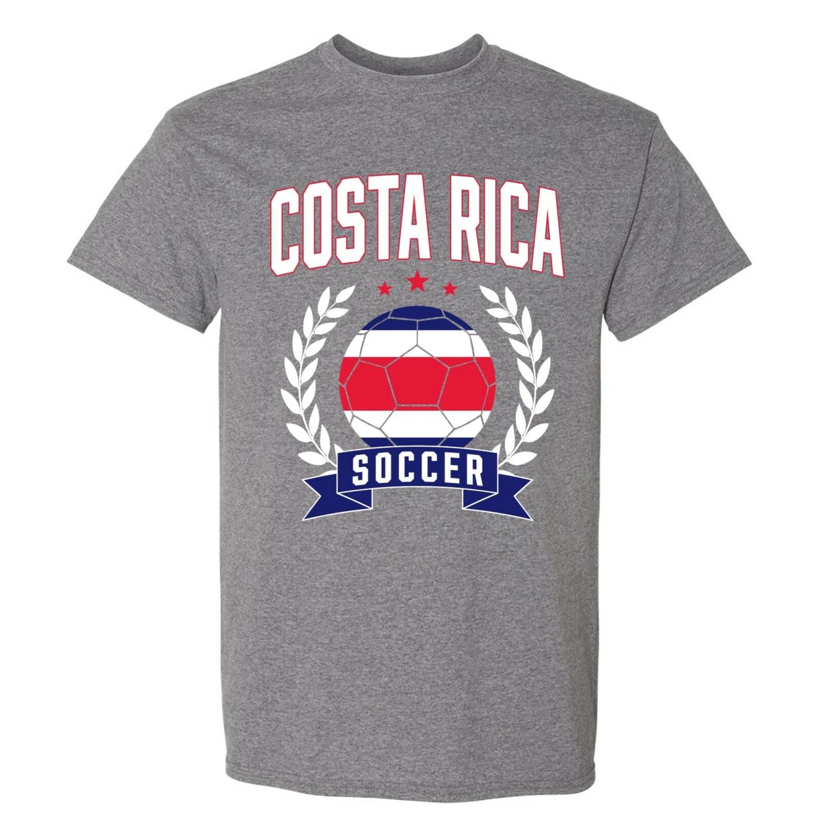 

Costa Rica Soccer Laurel - World Football Cup T Shirt - Graphite Heather 4XL