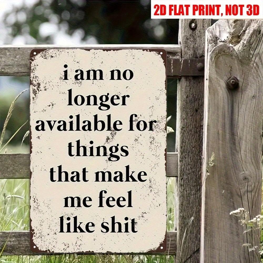 Vintage Rustic Barn Funny Metal Wall Sign Home Office Decor Gift