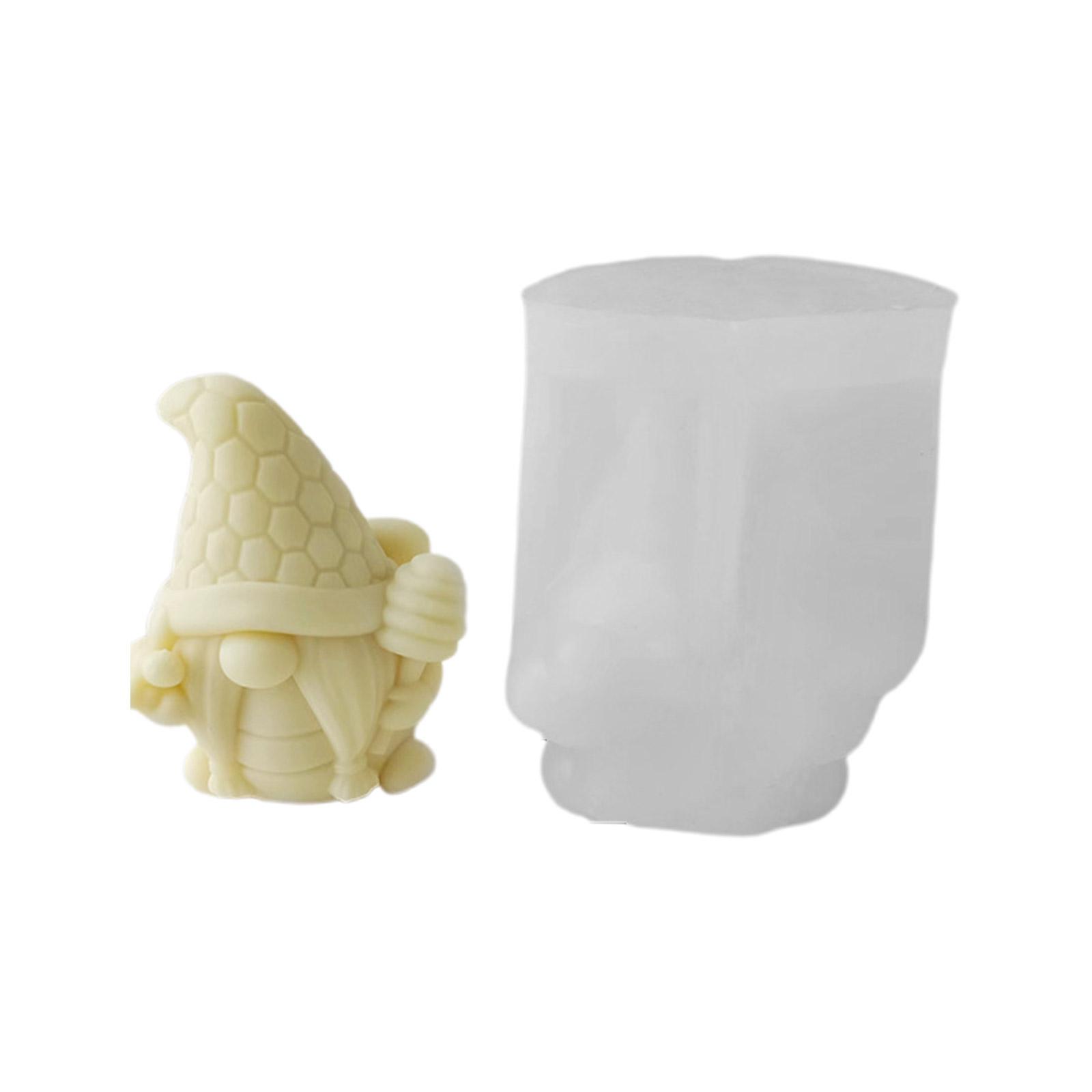 

Силиконовая форма для гнома, милая форма для свечей для ароматерапии, эпоксидная форма для гнома, гипса для рукоделия, мыла, подарков, изготовления свечей A