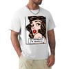 So Apparently Im Dramatic Vintage Pop Art Girl Funny Quote Tshirt Work Comfort Tshirt For Unisex