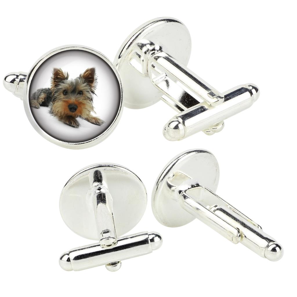Yorkshire Terrier, Yorkie - cufflinks in a box, handmade jewelry, product of the Art-Dog brand