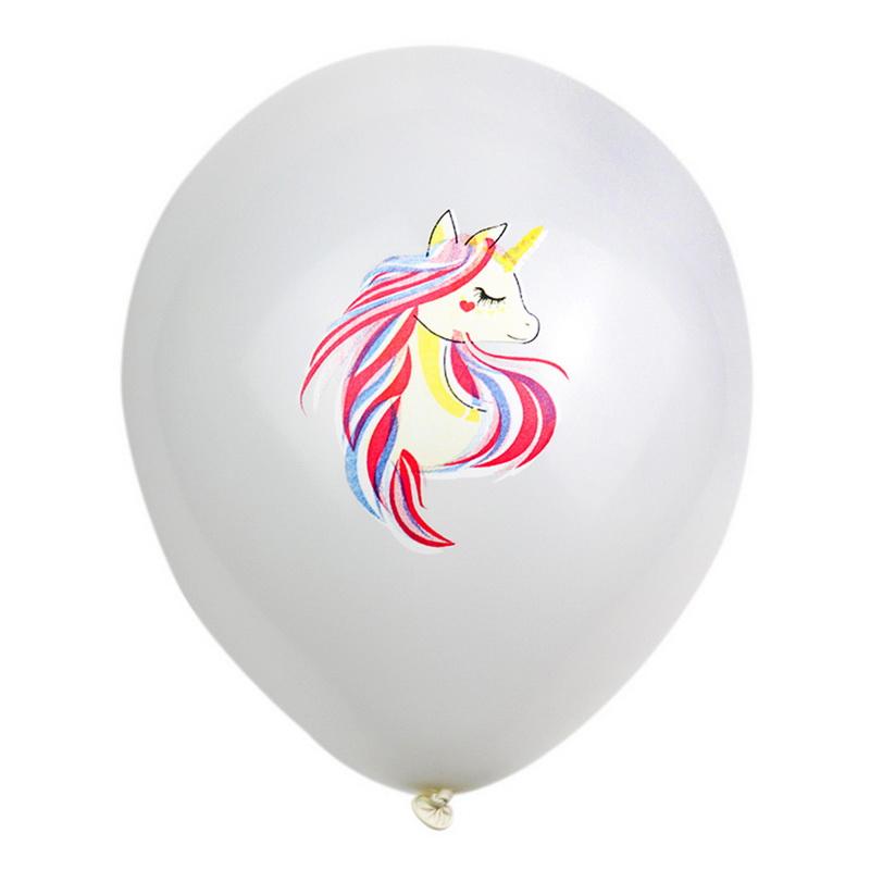 100pcs/bag 12 Inch Unicorn Balloons Wedding Birthday Backdrop Latex Balloon Decoration