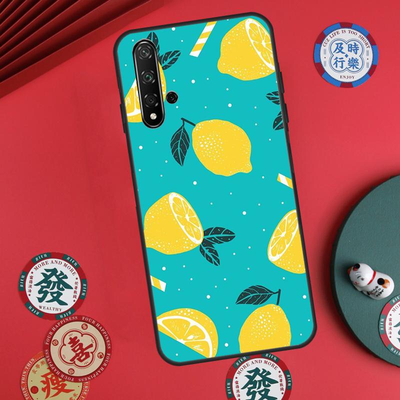 Fruit Lemon For Huawei Nova 5T 9 10 SE 7i 8i 11i 12i Y73 Y72 Y61 Y91 Y60 Y70 Y90 P20 P30 P40 Lite Case