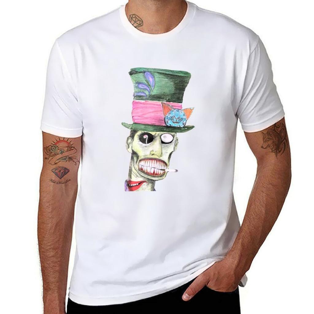 Worm Hatter Mash Tshirt Comfortable Workout Short Sleeve Shirt