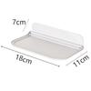 1 stuks Opvouwbaar Wandmontage Plank, Voor Badkamer, Toilet, Keuken, Nachtkastje, Geen Boren Telefoon Opslag, Wifi Router Opslag