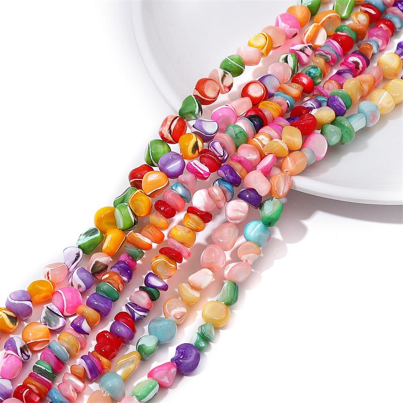 Natural Colored Irregular Freshwater Colored Horseshoe Shell Beads For DIY Necklace Bracelet Earrings Jewelry Making