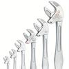 Heavy-Duty Industrial Crab Claw Wrench Self-Adjusting Ratchet Wide Jaw for Automotive Piping Manufacturing
