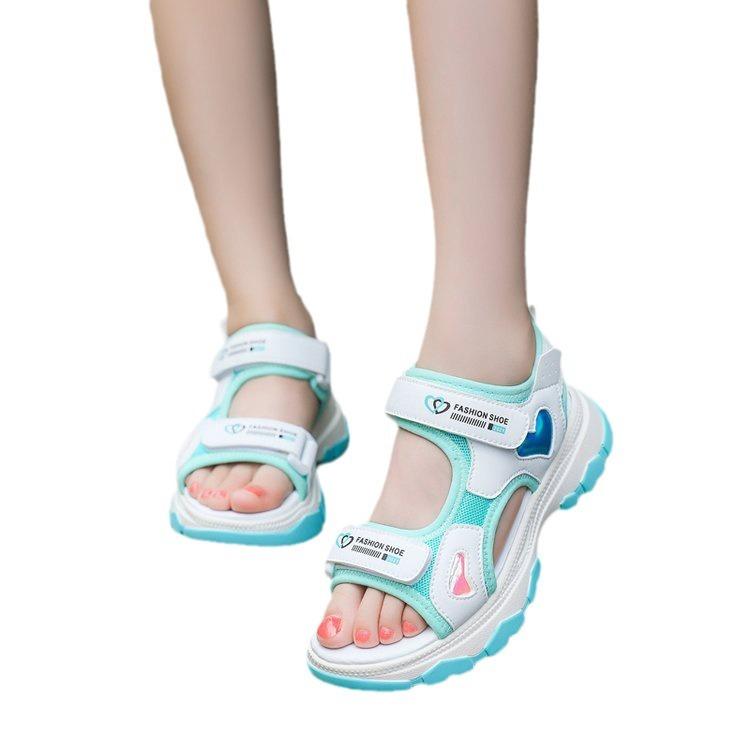 Summer Girls Sandals Princess Non Slip Soft Sole Sport Beach Shoes for Toddlers Big Kids Comfortable Fashion