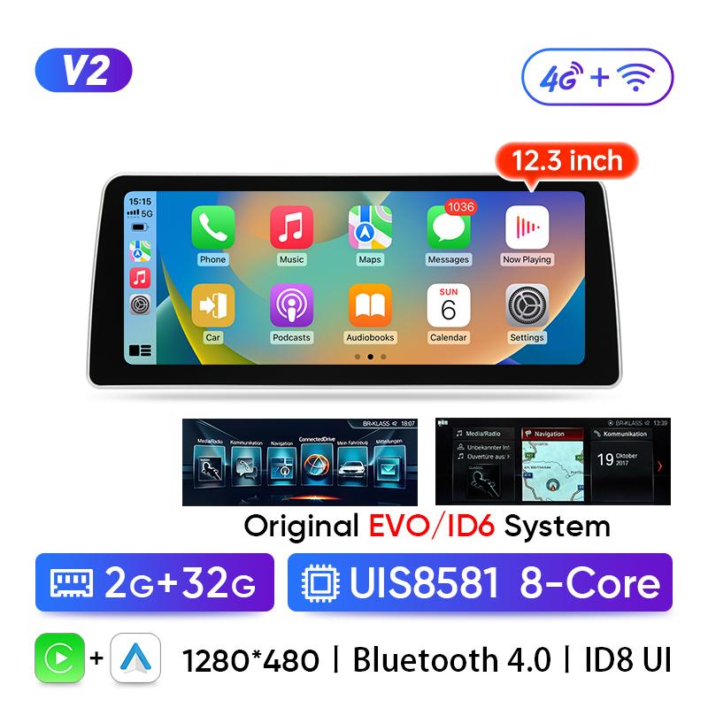 

Автомобильный радиоприемник Ainavi CarPlay Android Auto Multimedia для BMW F10 F15 F20 F25 F30 F45 F48 E60 E70 E83 E84 E90 G10 CCC CIC NBT EVO ID6