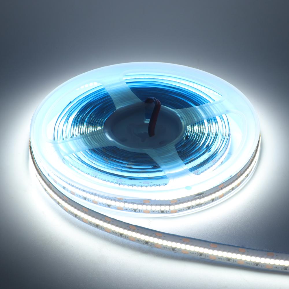 

5M/Roll DC 24V LED Strip 420Leds/M SMD 2025 Super Brighter IP20 IP67 Waterproof Flexible Ribbon Tape Rope Lights IP20 No Waterproof&5m білий