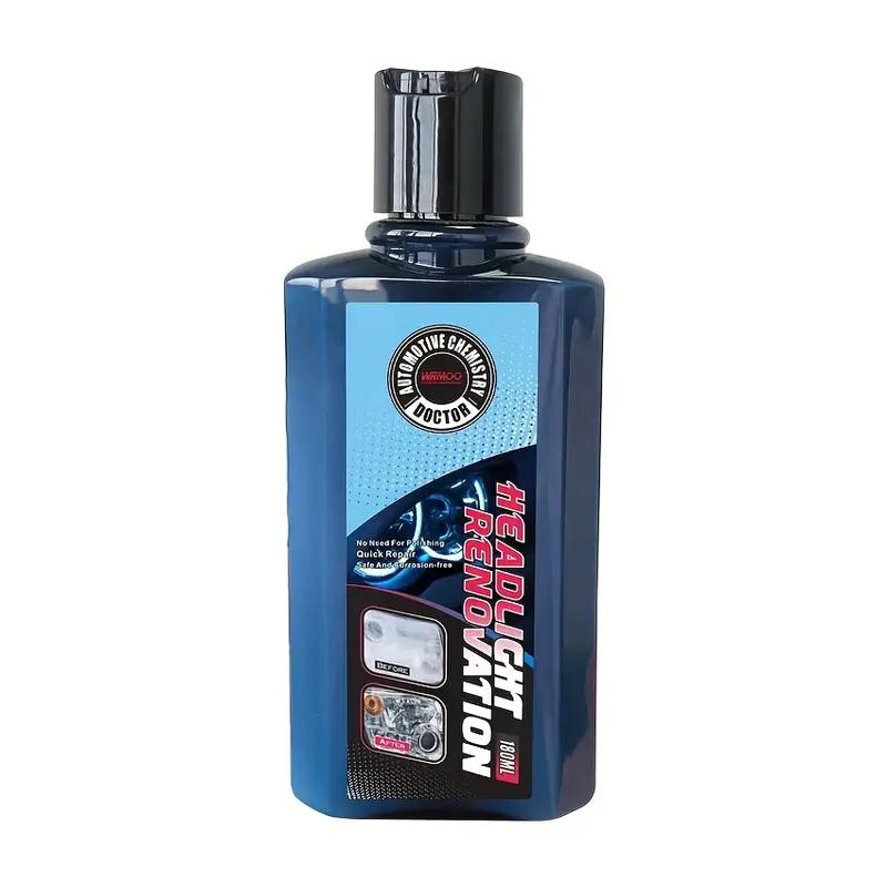 

Car Headlight Restoration Kit – Anti-Yellowing Polish for Oxidized/Faded Lenses, Scratch Remover & UV Protection with Quick