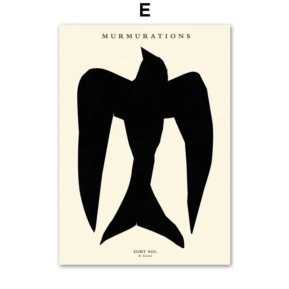 Sofia Lind Striped Pajamas Woman Geometry Leaf Canvas PaintingNordic Poster Wall Art Print  Retro Pictures For Living Room Decor