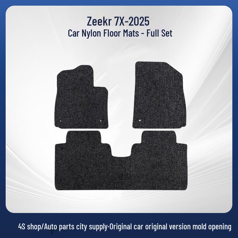 Zeekr Nylon Car Floor Mats - Wear-resistant & Easy To Clean for Zeekr 7X-25 Models, Left-hand Drive.
