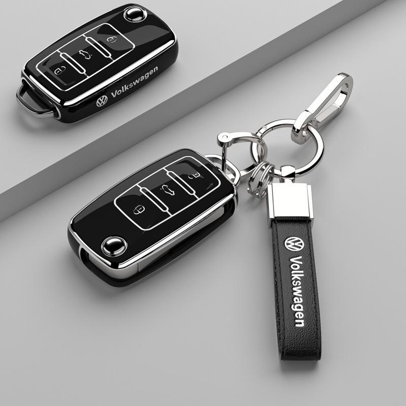 Pro VOLKSWAGEN VW Sportovní styl TPU kryt pouzdro na klíčenku auta Pro Volkswagen VW Polo Golf Passat Tiguan Beetle Caddy T5 Up