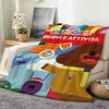 Cartoon Hey D-Duggee Throw Flannel Throw Blanket Suitable for Sofa Living Room Bedroom