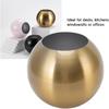 Nordic Style Round Vase Stainless Steel Flower Arrangement Vase Modern Small Flower Vase Vintage Flower Vase for Living Room Bedroom Office(Gold)