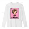 La Enojona Dona Florinda Chilindrina Chavodel8 Funny Mexican Loteria T Shirt Vintage Washed Breathable Designer Clothes Graphic