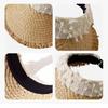 UV Protection Empty Top Straw Hat Woven Straw Folding Sunshade Hat Women's Sun Hats  Beach Vacation
