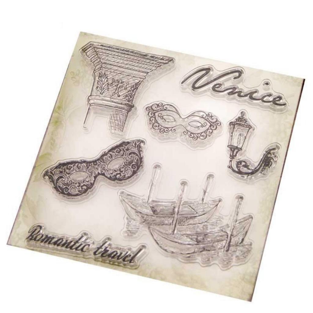 Romantic Travel Transparent Clear Silicone Stamp for Seal DIY Scrapbooking Photo Album Stamp