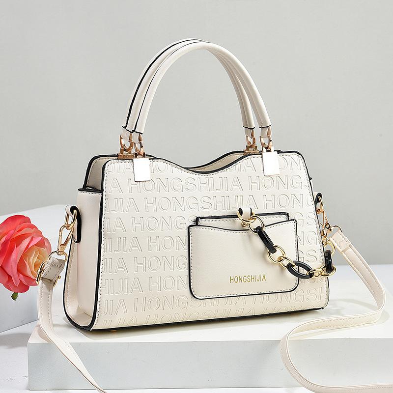 Atmospheric fashion handbag bag letter imprint shoulder bag exquisite chain accessories