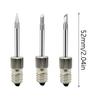 3Pcs E10 Interface Soldering Iron Tips Welding Tips USB Soldering Tip Set Welding Head Soldering Tools Branding Iron