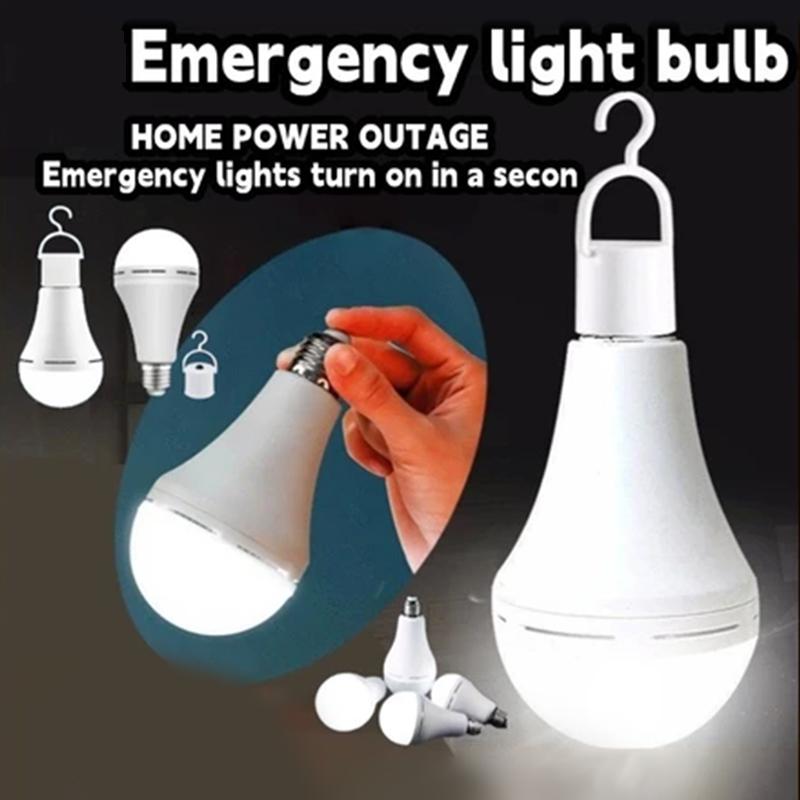 9W 15W Emergency Light Bulb Portable Rechargeable Lighting Bulb With Hook E27 Led Energy-Saving Lamps For Camping Night Fishing