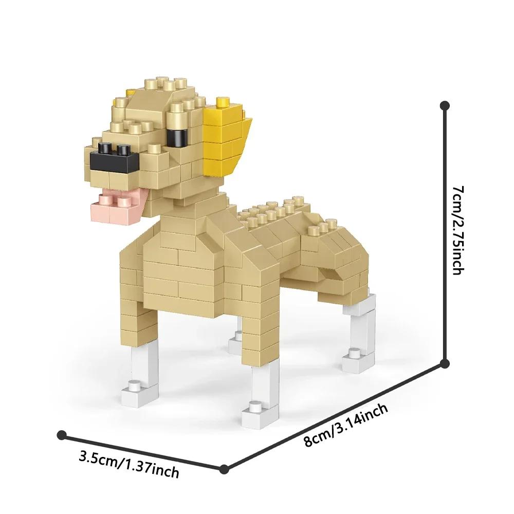 Knew Built Super Mini Dachshund Dog Building Block Toy Kit Corgi Poodle Entry-Level Learning Interactive Playtime Pet Cat Bricks