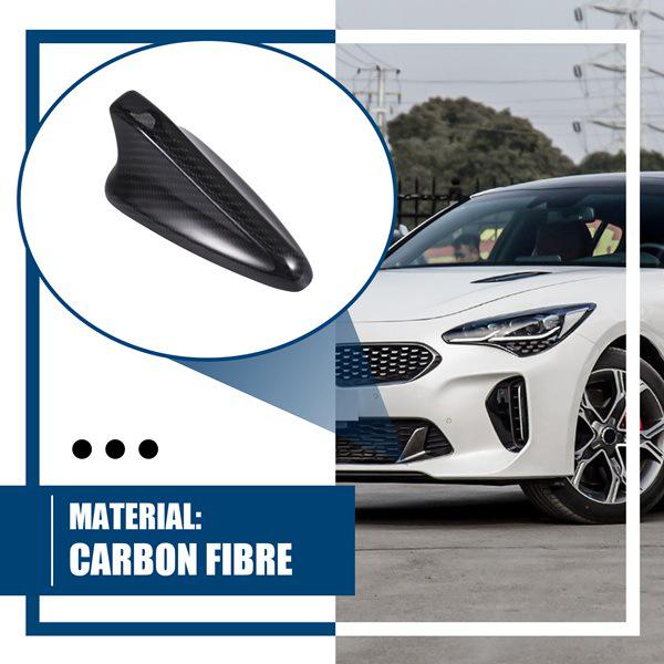 Kohlefaser-Haifischflossen-Antennenabdeckung für 2018-2023 Kia Stinger