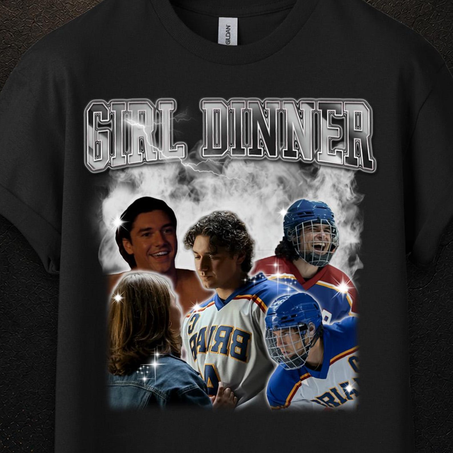Girl Dinner Tshirt, Garrett Graham Off Campus, Garrett Graham Shirt, Off Campus Series, Elle Kennedy Off Campus Merch 4XL