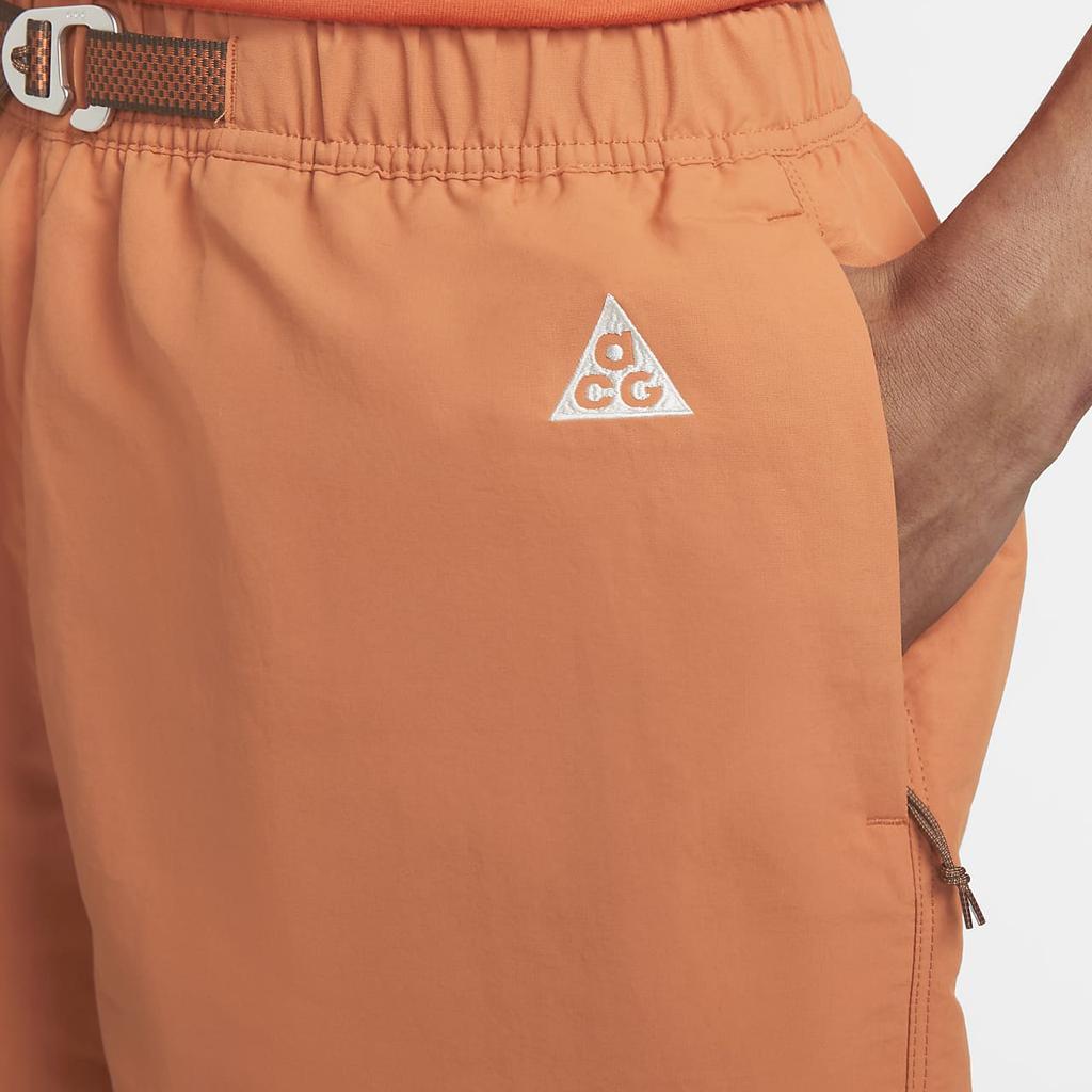 Nike ACG Pure Color Drawstring Sports Casual Shorts Men Shorts Rust-Orange CZ6705-872