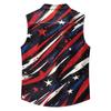Men's Workwear Lapel Button-Down Vest Shirt - Lightweight Sleeveless Top