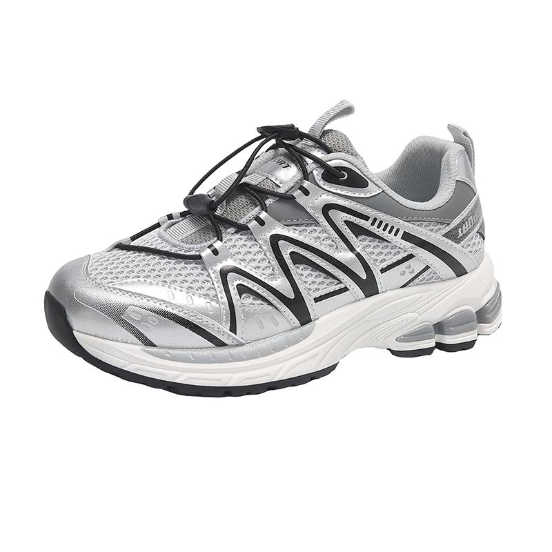 

Модные женские роскошные кроссовки 2024 года, сетчатая дышащая обувь для женщин, спортивная, для бега, повседневная, для фитнеса, модная вулканизированная обувь 40 серебряный