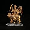 Durga MATA Idol for Car Dashboard and Home Decor, Vaishno Devi Sherawali MATA Murti, Goddess Durga Sitting On Lion Statue for Puja Room