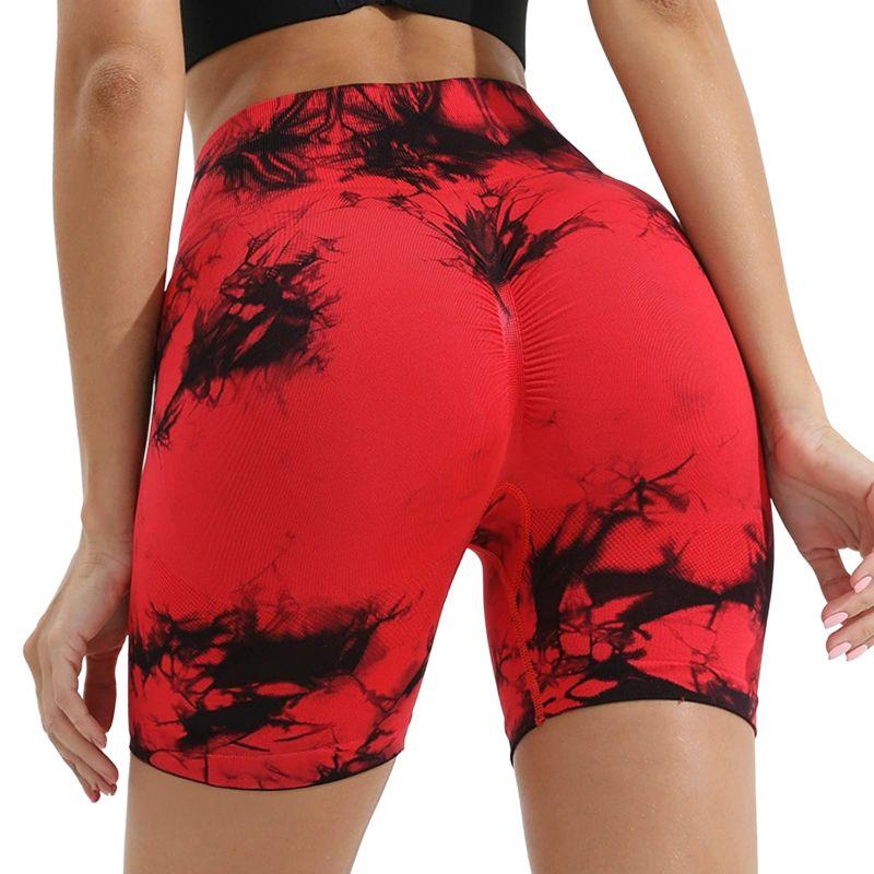Dames High-Waisted Billenliften Atletische Hardloopshorts