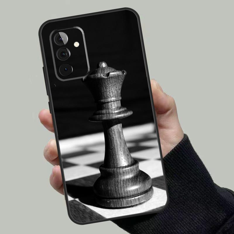Chess Pieces Case For Samsung Galaxy A33 A53 A13 A23 A17 A06 A16 A56 A36 A54 A34 A14 A52 A32 A15 A35 A55