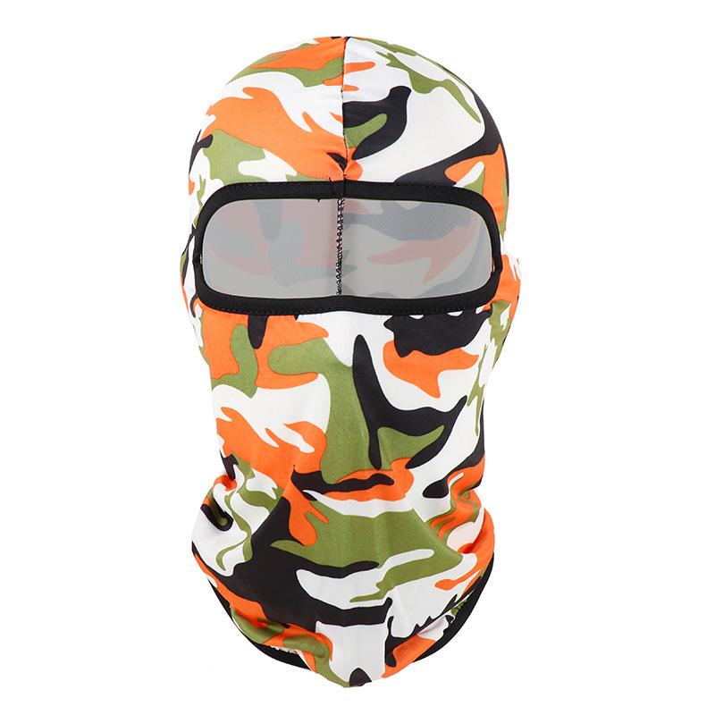 Motorcykel Cykel Vindtæt Ansigtsmaske Camouflage Fiskeri Halsrør Åndbar UV Solbeskyttelse Cykling Ansigtsmaske