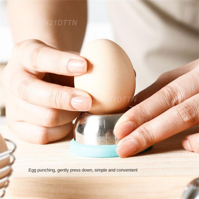 Stainless Steel Practical Portable Punch Hole Kitchen Bottom Simple Wear-resistant Whisk Household Manual Safety Small Durable