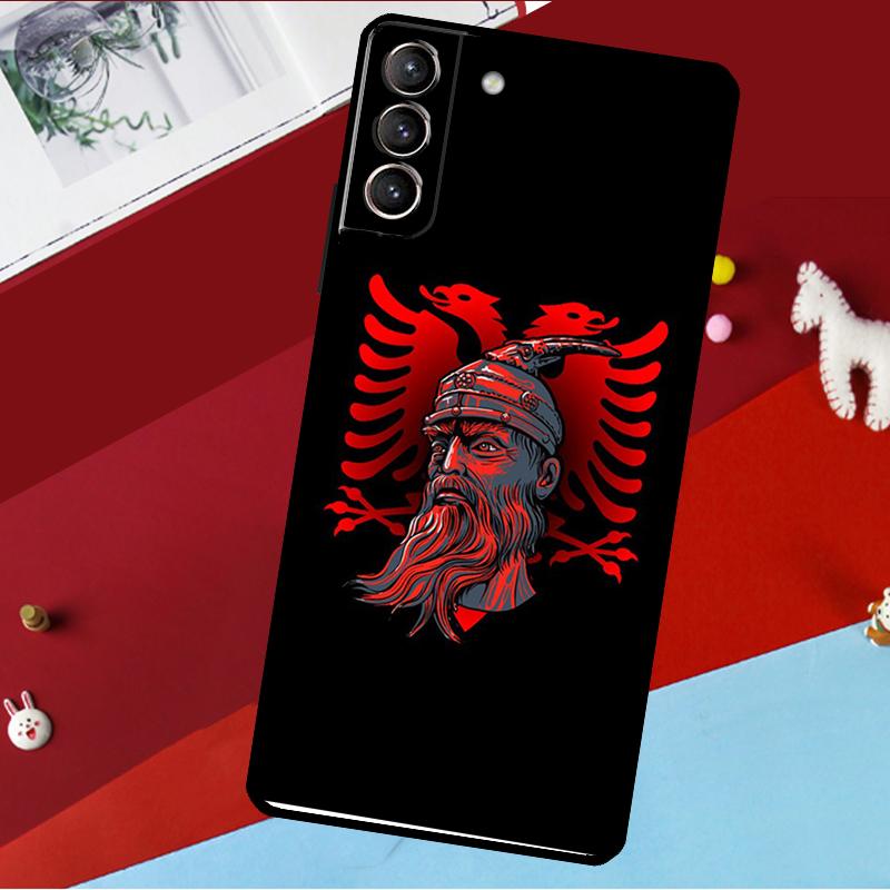Albania Albanians Flag Funda For Samsung Galaxy S26 Ultra S24 S22 S23 S25 Plus S20 S21 FE S9 S10 S25 FE Phone Case