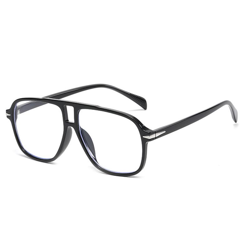 SHAUNA Retro Double Bridges Pilot Sunglasses Women Fashion Clear Ocean Gradient Lens Shades UV400 Men Square Rivets Sun Glasses
