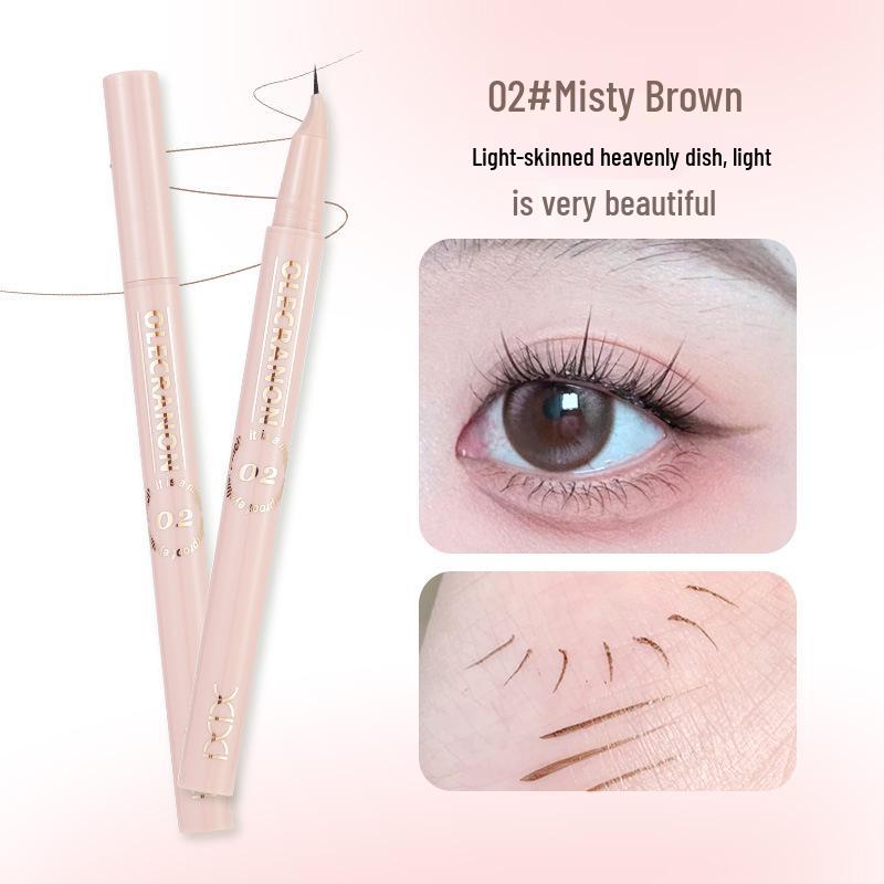 XIXI Ink Control Curved Tip Fine Eyeliner for Lower Lash & Under Eye - Beginner Friendly