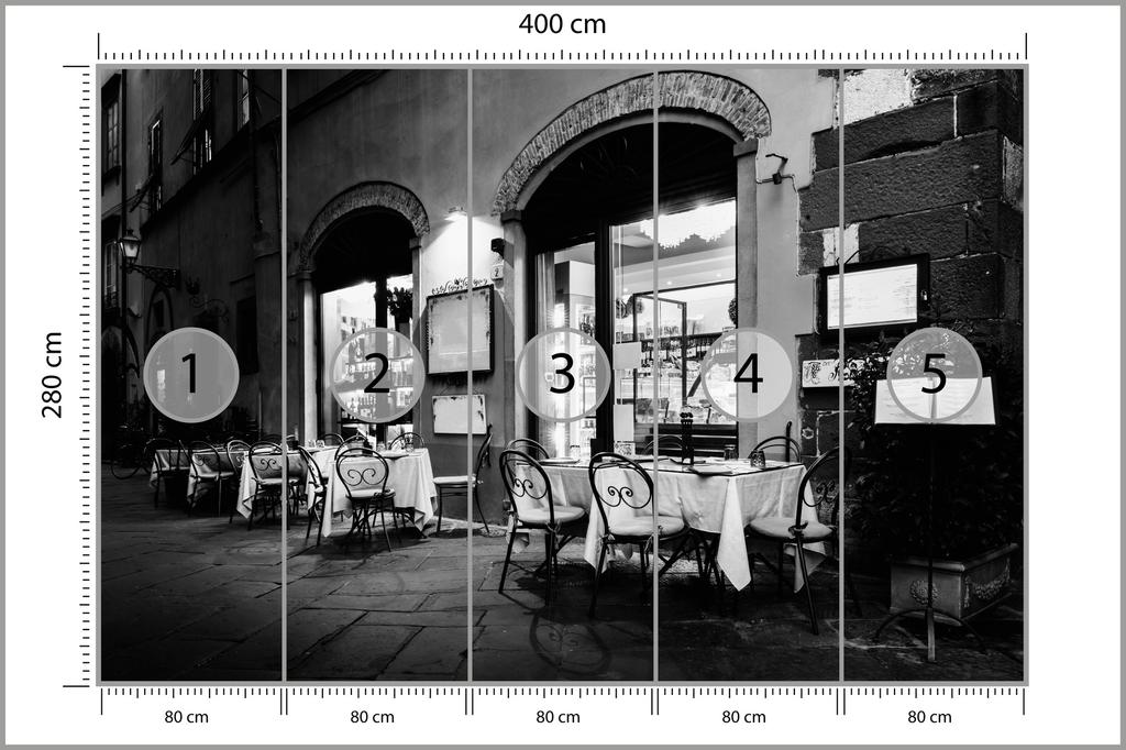 Photomural Italian Street Self-Adhesive Mural 400x280