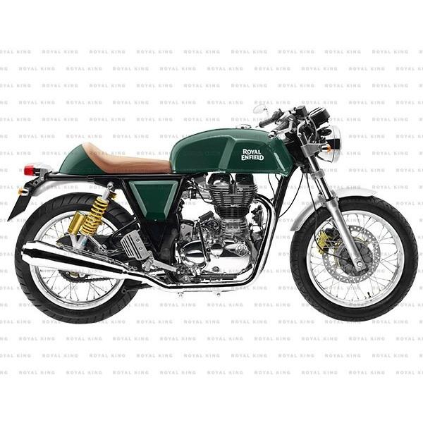 Royal Enfield GT-535 BS3 "Gas Fuel Tank Green With Sticker"