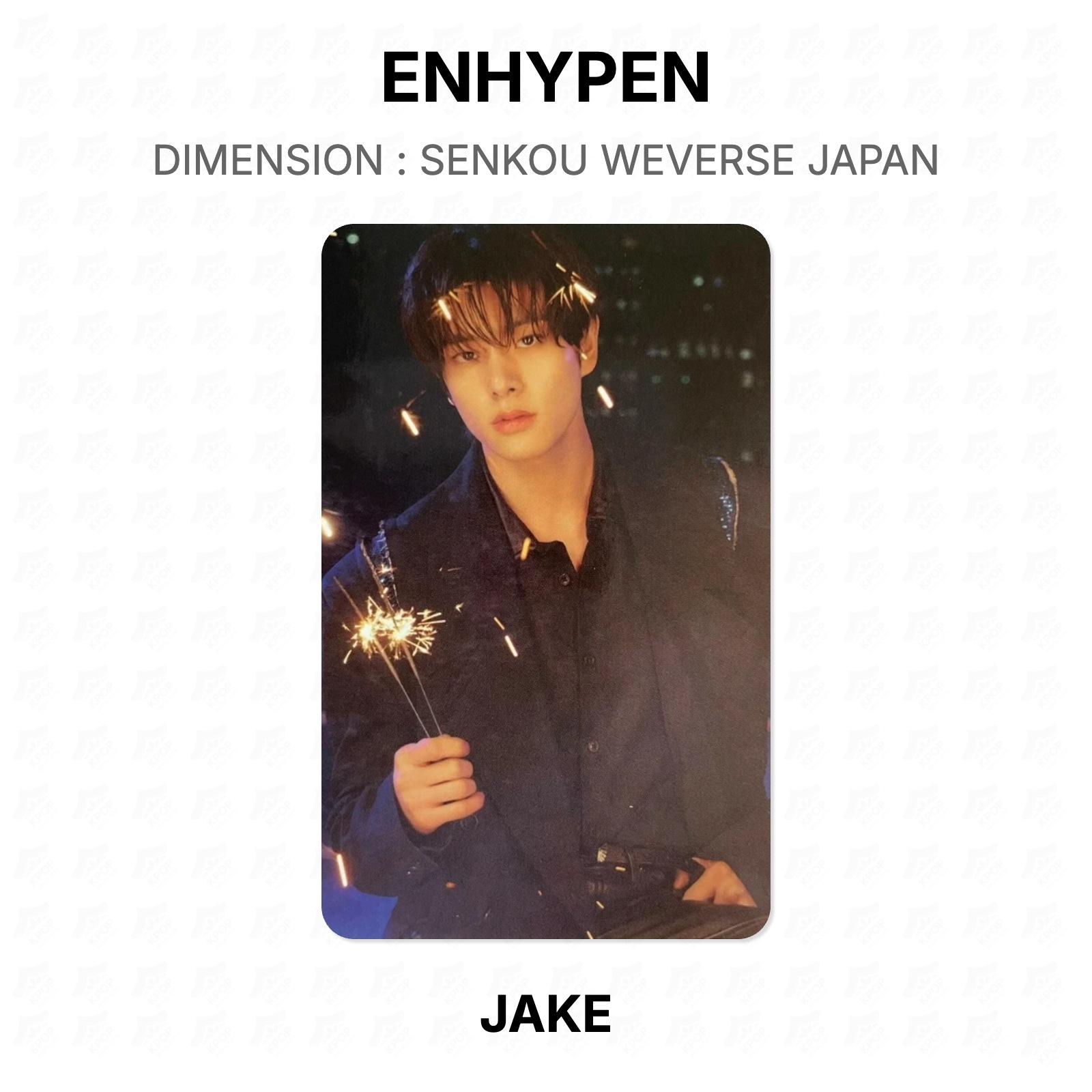 ENHYPEN DIMENSION : SENKOU WEVERSE JAPAN Official Photocard JAKE