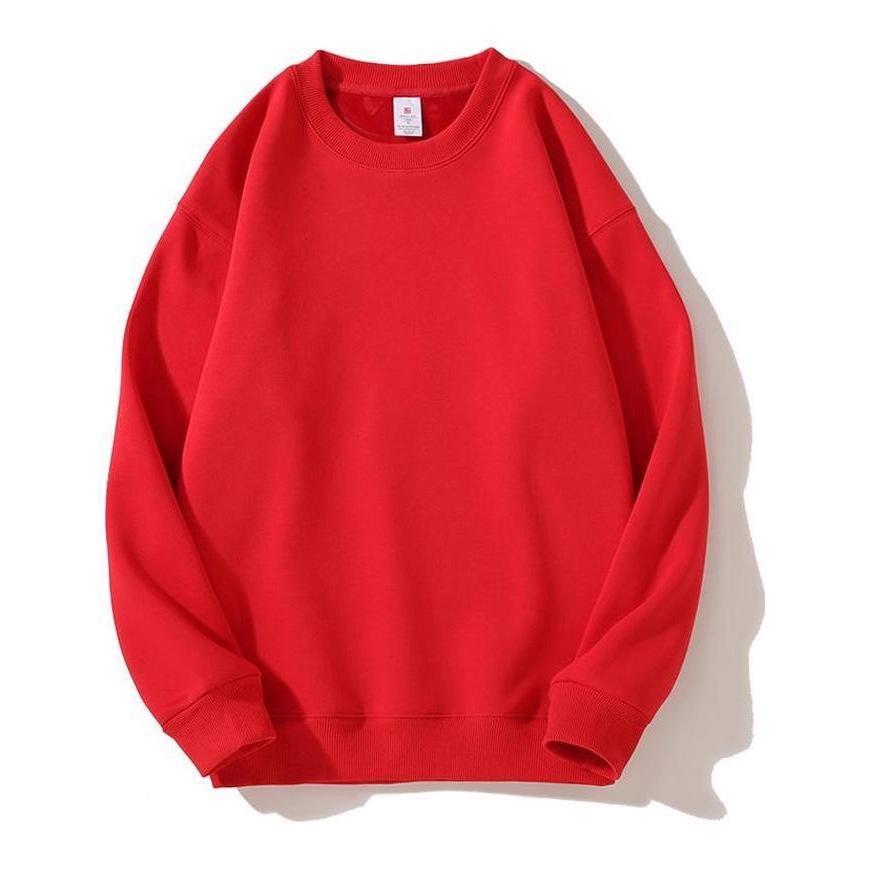 Autumn Cotton Fleece Crew Neck Sweatshirt for Kids - Trendy College Style with Printed Logo, Loose and Casual Fit