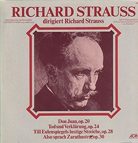 

LP Record RICHARD STRAUSS ORCHESTER DES REI Richard Strauss Dirigiert Richard S DE23055 Acanta 1977 Germany Classical Used