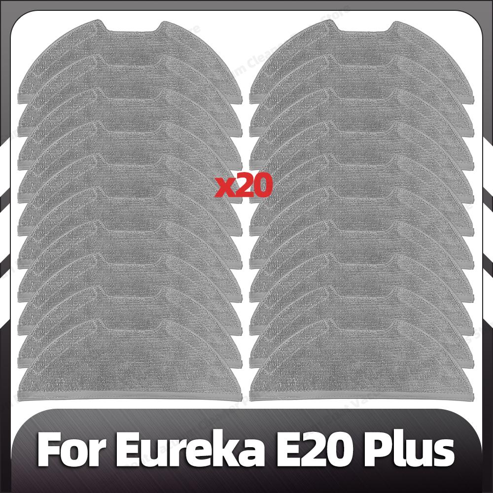 Compatible for Eureka E20 Plus Replacement Main Side Brush HEPA Filter Mop Pad Spare Parts Accessories