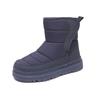 Kids Non-slip Snow Boots Boys Girls Plush High-top Boots Warm Cotton Shoes Winter Walking Hiking Shoes