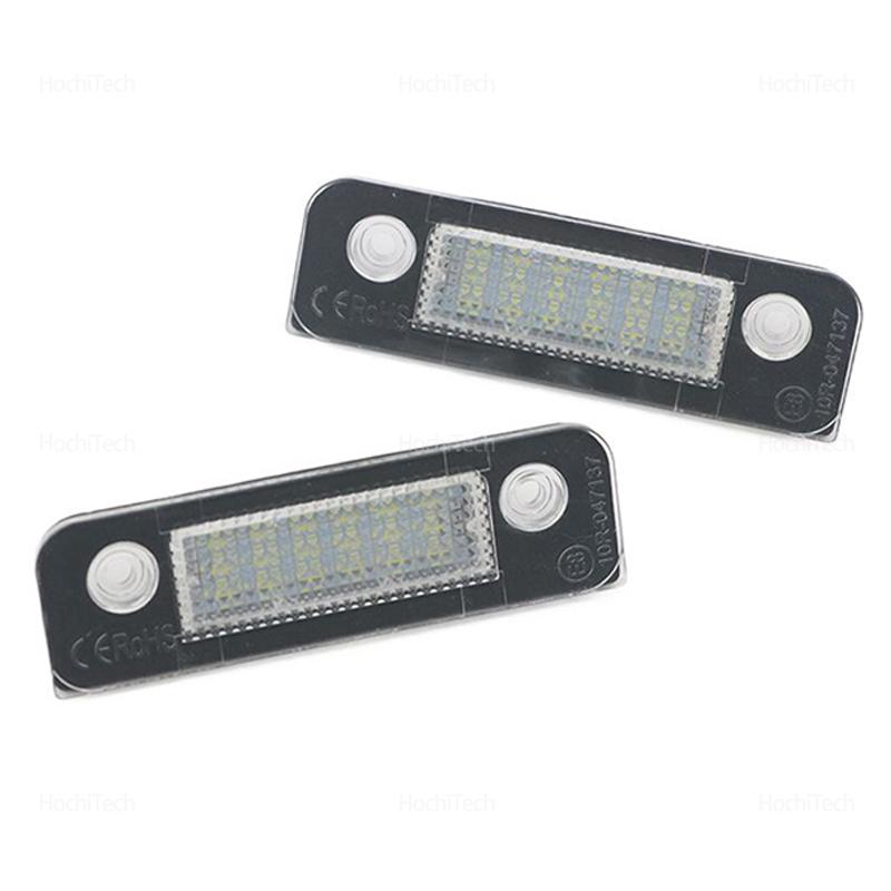2pcs LED License Plate Light Canbus Number Lamp No Error for Ford Mondeo MK2 1996-2000 for Fiesta MK5 2001-2008 Fusion 2001-11